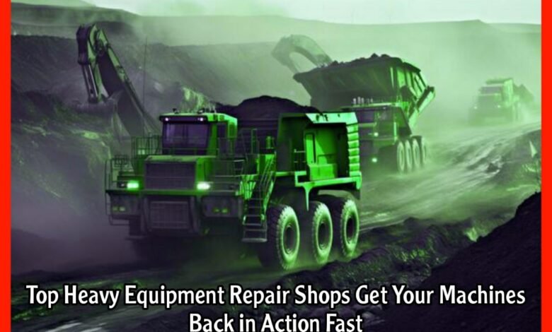 Top Heavy Equipment Repair Shops Get Your Machines Back in Action Fast