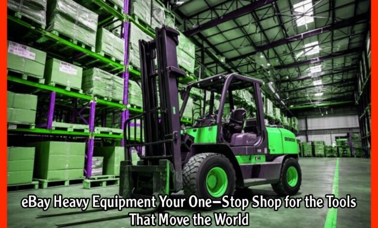 eBay Heavy Equipment Your One-Stop Shop for the Tools That Move the World