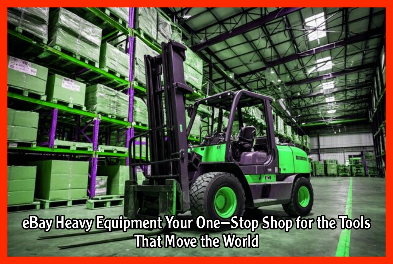 eBay Heavy Equipment Your One-Stop Shop for the Tools That Move the World